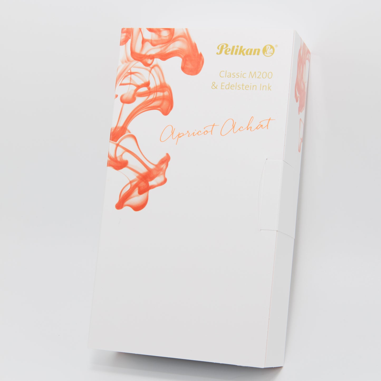 Pelikan M200 Apricot Achat fountain pen with the Edelstein Ink Set