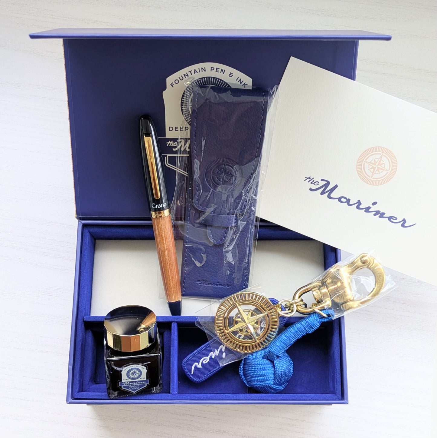 Esterbrook x Crane Stationery Set “Mariner”