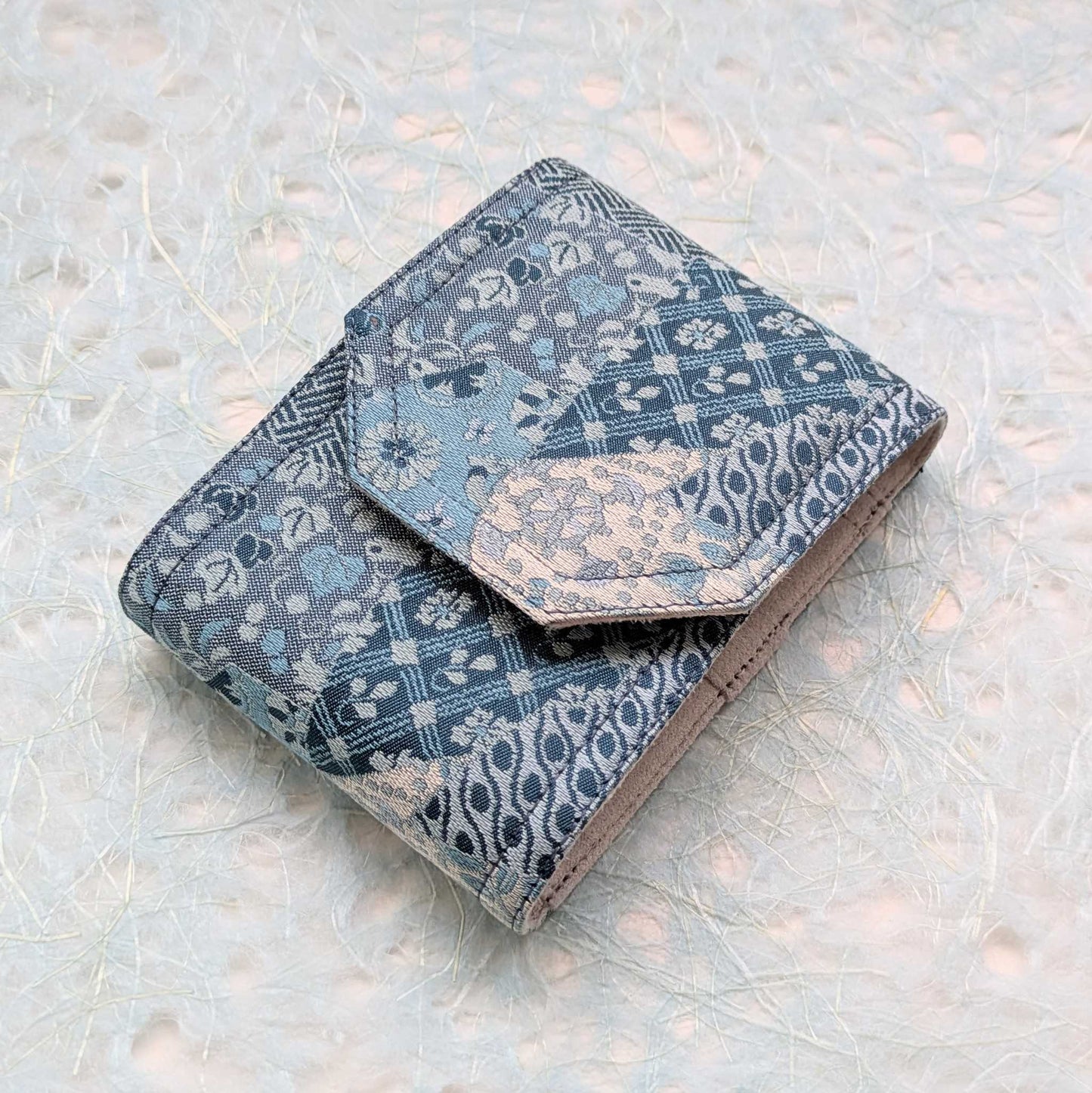 Blue Kaleidoscope 3 pen case, Mini size BUNGUBOX x yurie