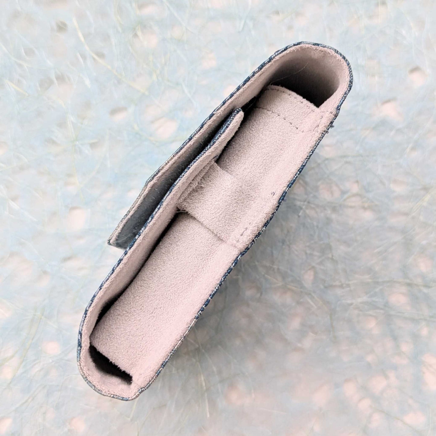 Blue Kaleidoscope 3 pen case, Mini size BUNGUBOX x yurie