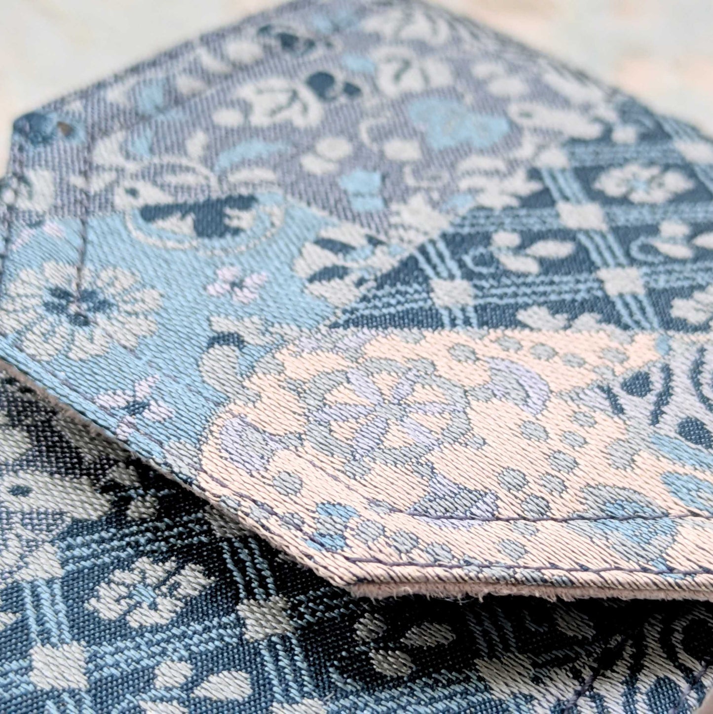 Blue Kaleidoscope 3 pen case, Mini size BUNGUBOX x yurie