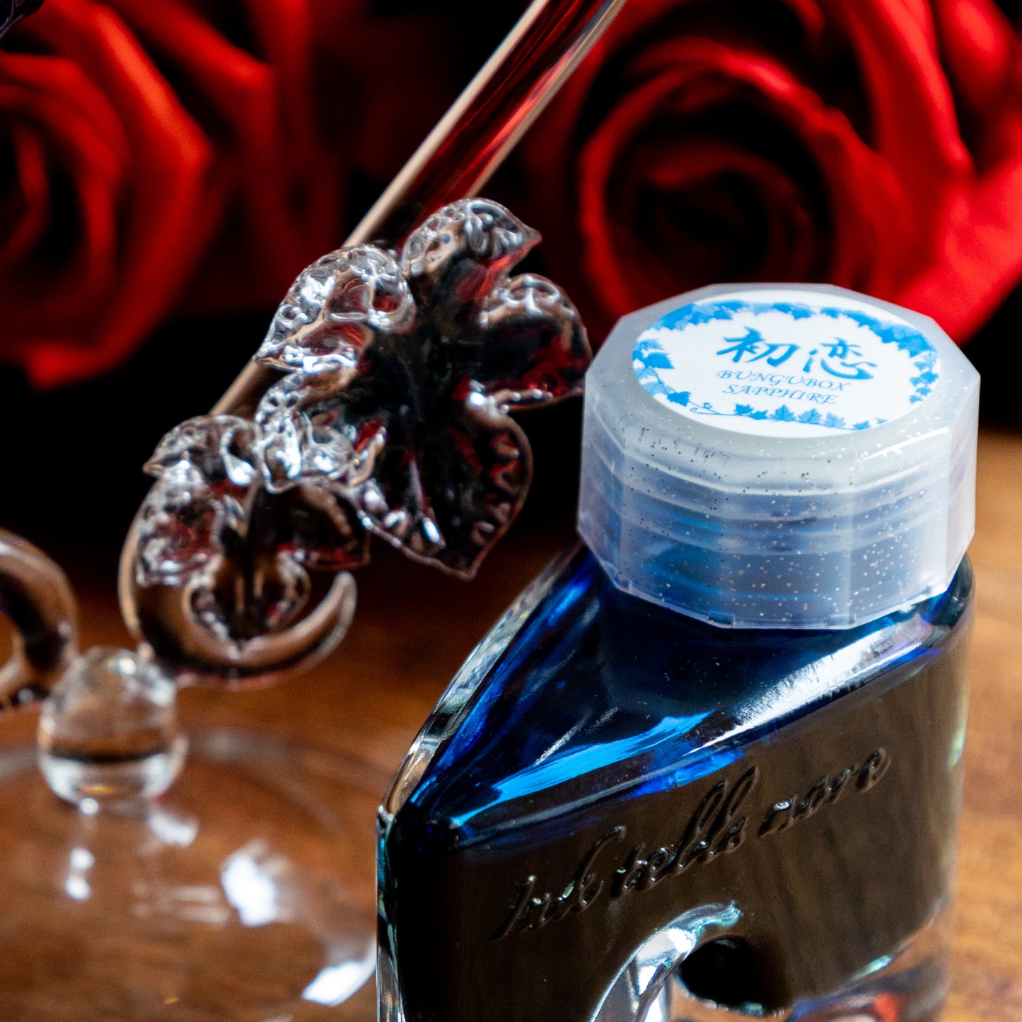 Ivy Leaf Pen Stand for Glass Pen, BUNGUBOX x Glass Studio Adhoc