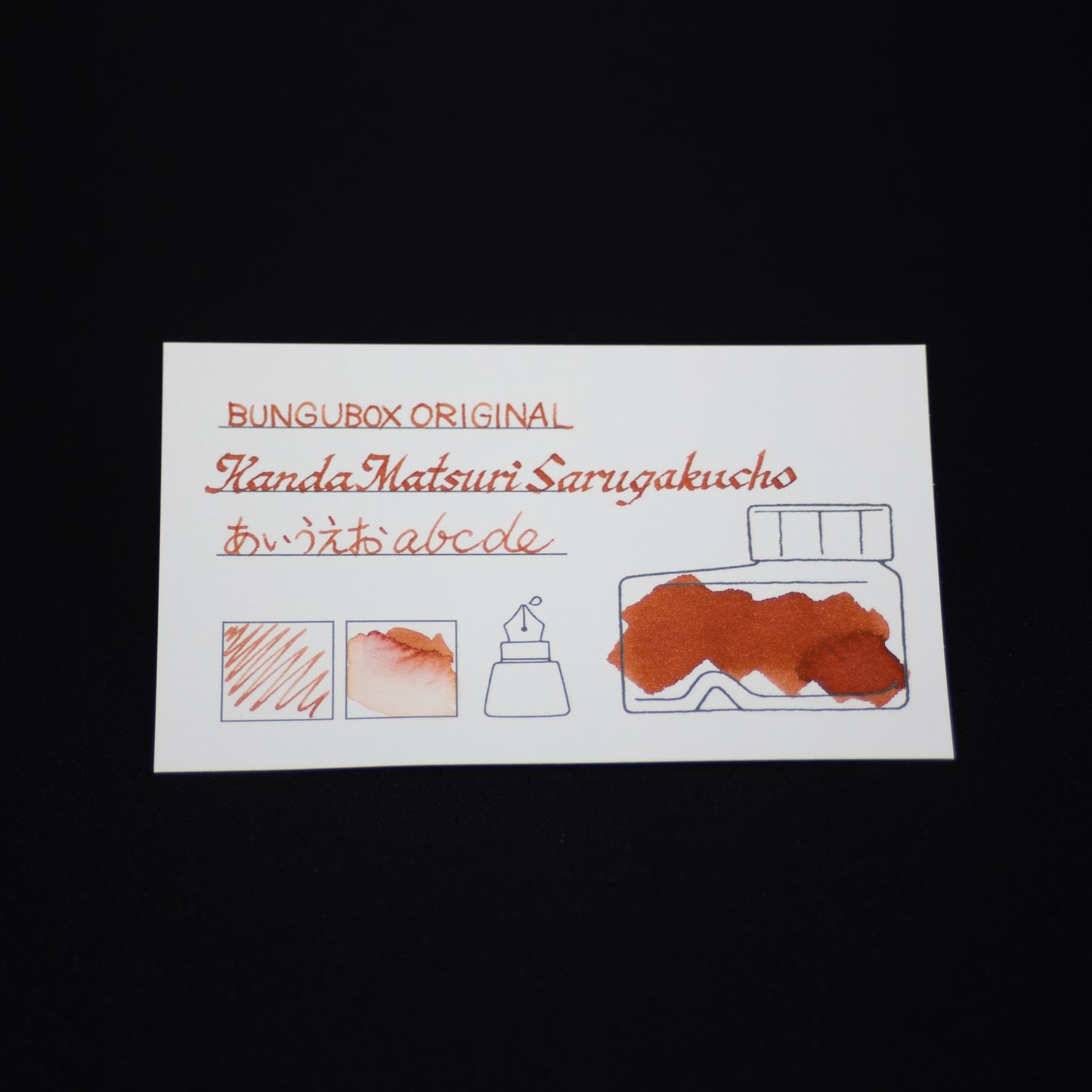 Ink tells more Ink Sample Cards (Reds,Browns,Iron Gall Inks, Pigment Inks)