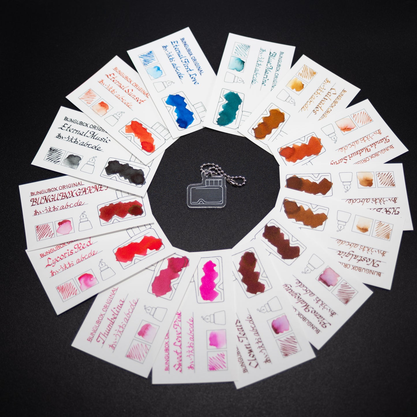 Ink tells more Ink Sample Cards (Reds,Browns,Iron Gall Inks, Pigment Inks)