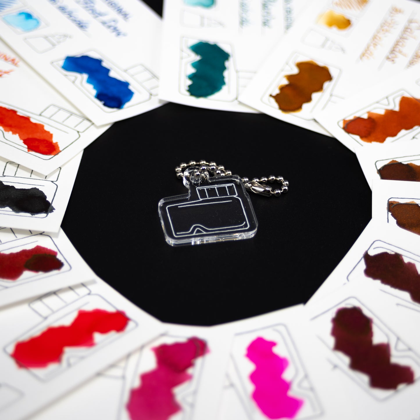 Ink tells more Ink Sample Cards (Reds,Browns,Iron Gall Inks, Pigment Inks)