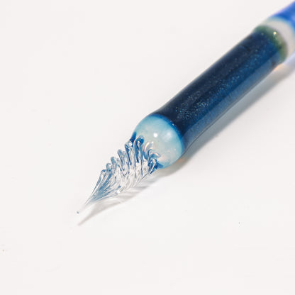 Blue Bird glass pen BUNGUBOX x Synchronicity Glass Art