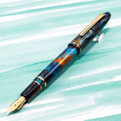 Kachofugetsu - Kingfisher Fountain Pen BUNGUBOX x Esterbrook