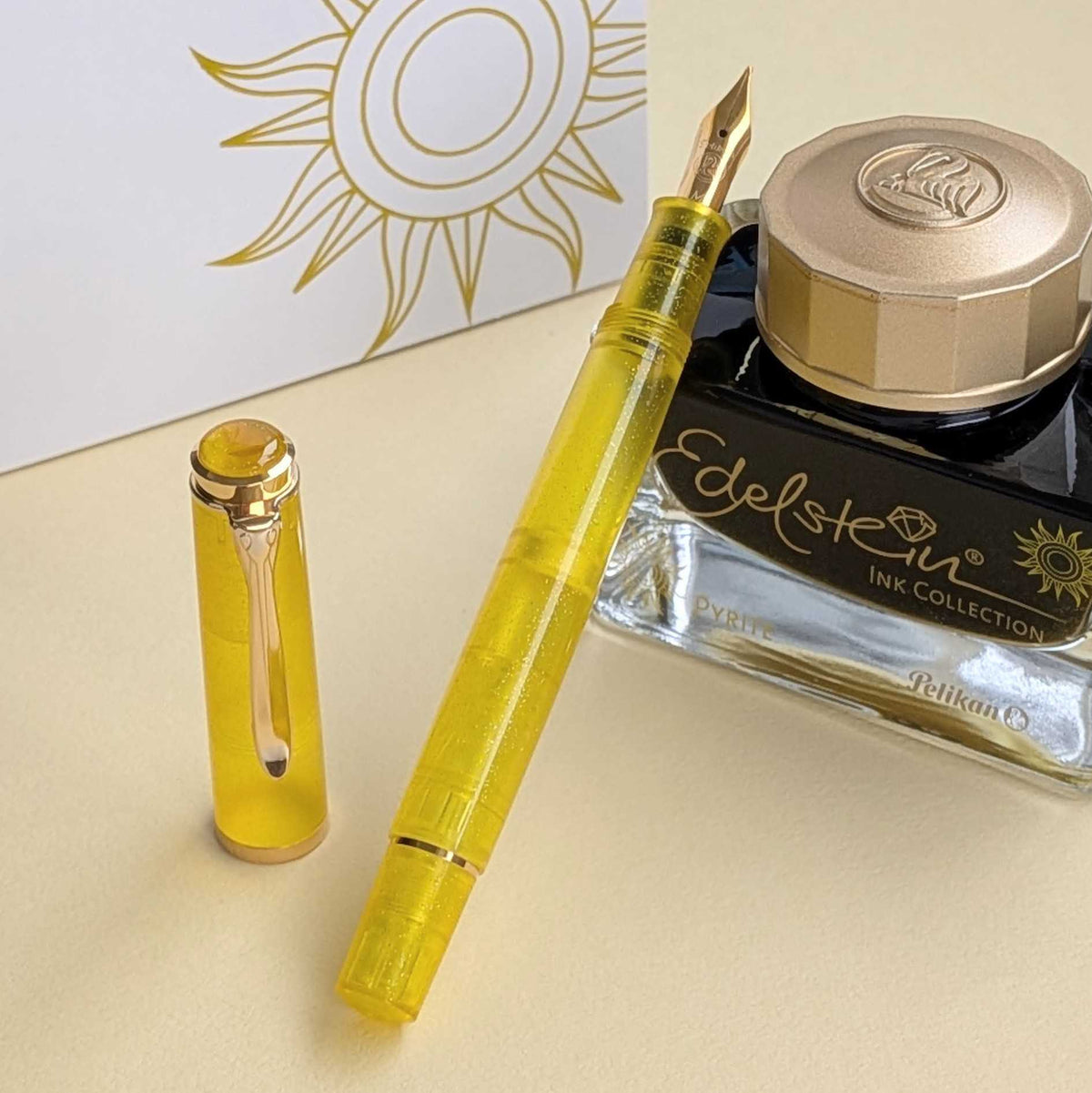 Pelikan Classic M200 パイライト 万年筆＋インクセット