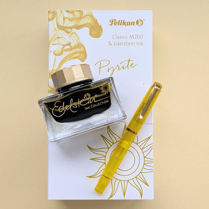 Pelikan Classic M200 パイライト 万年筆＋インクセット