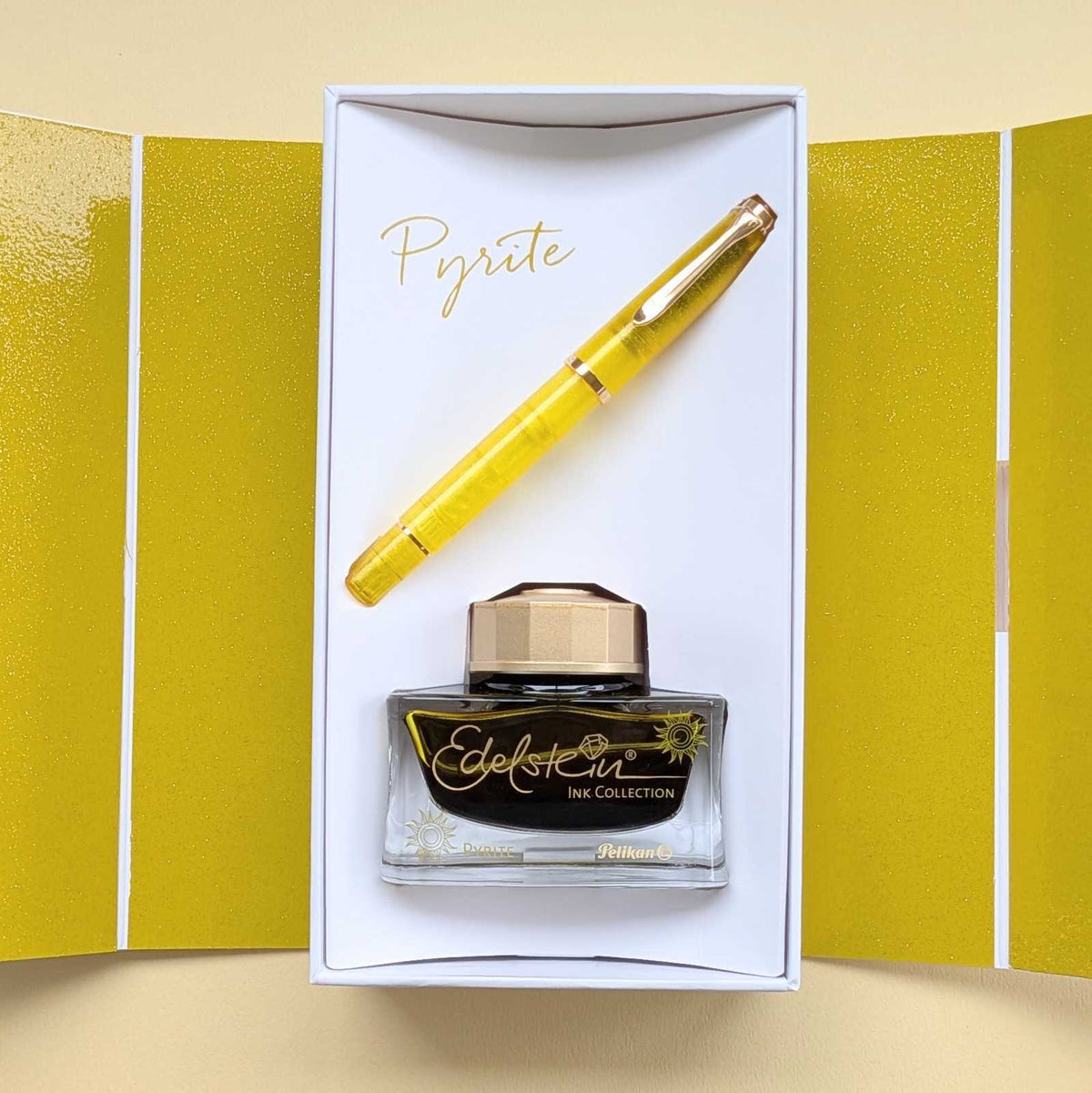Pelikan Classic M200 パイライト 万年筆＋インクセット