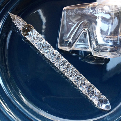 Clear Swell Glass Pen, BUNGUBUX x Synchronicity Glass Art