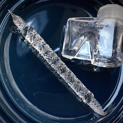 [Synchronicity Glass Art] Glass Pen "Swell dual-sided"