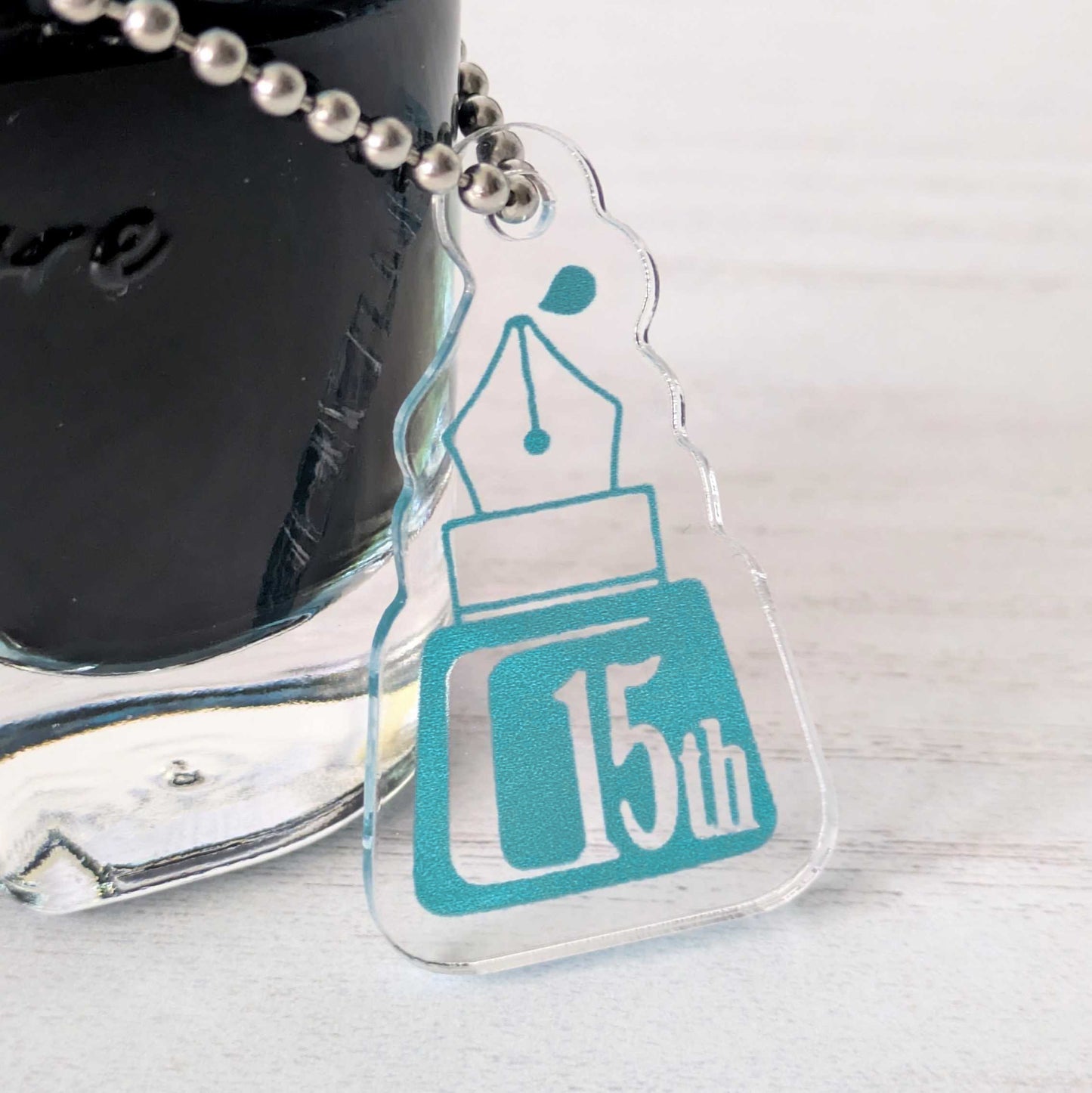 15th Anniversary Acrylic Logo Charm