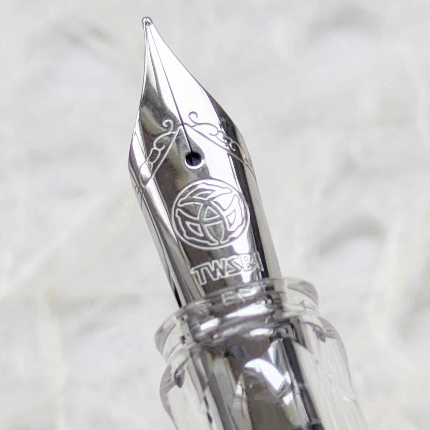 赤溜め七宝繋ぎ 輪島蒔絵万年筆 TWSBI ECO