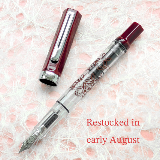 Aka Tamenuri Shippo-tsunagi Fountain Pen, TWSBI ECO
