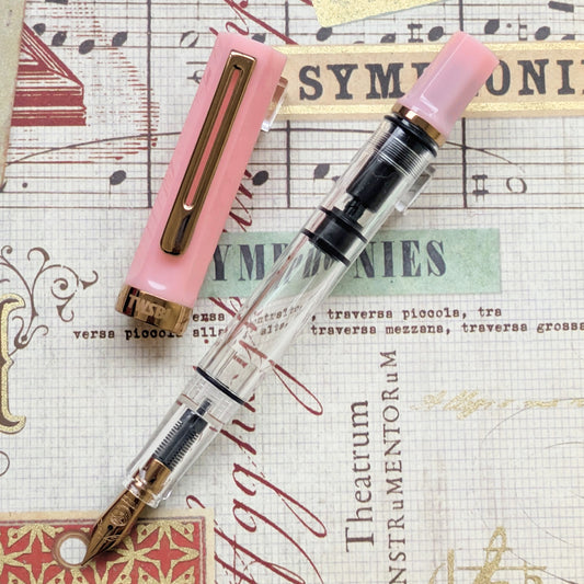 TWSBI ECO Pink Lemonade with Bronze Fountain Pen