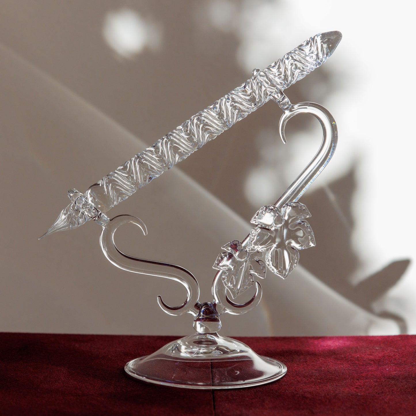 Clear Swell Glass Pen, BUNGUBUX x Synchronicity Glass Art